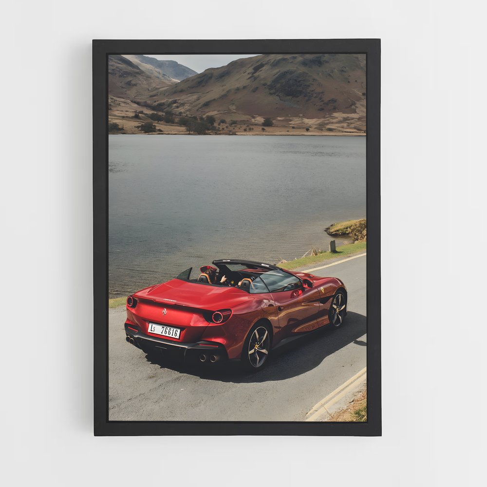 Poster Portofino Route – affiche Ferrari (vue 2)